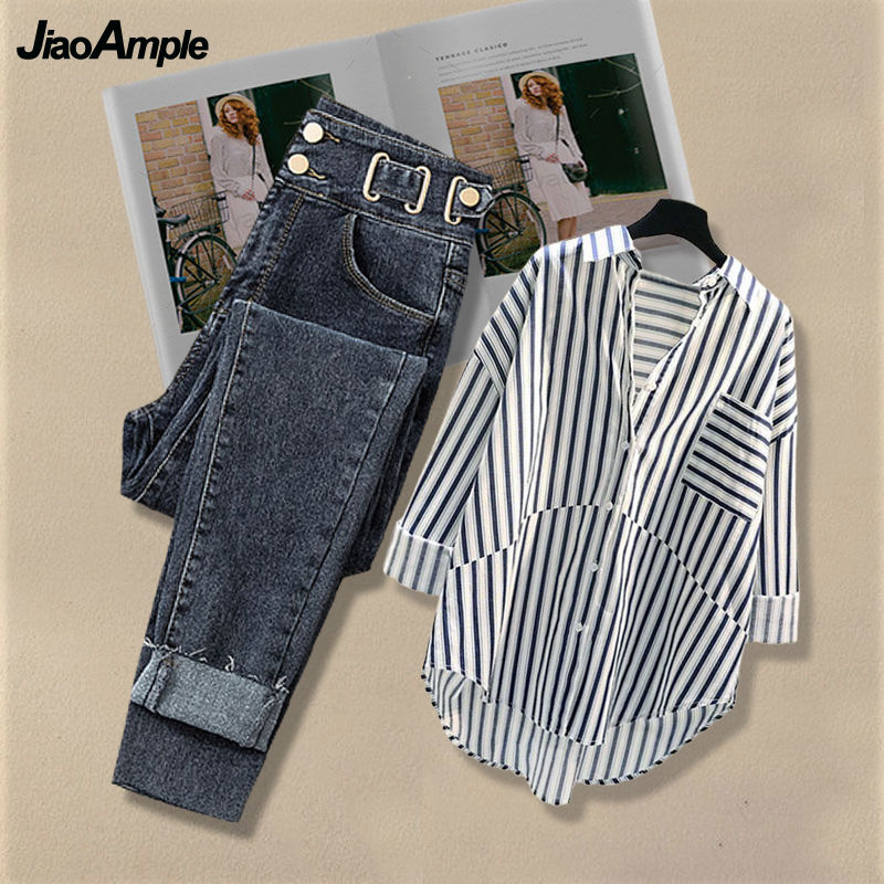 Winter Clothing Korea - Damski Zestaw Wiosna/Lato 2026 Koreański Elegancki