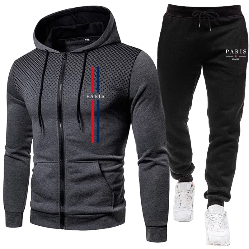 Winter Clothing Men - Męski dres sportowy z kurtką na