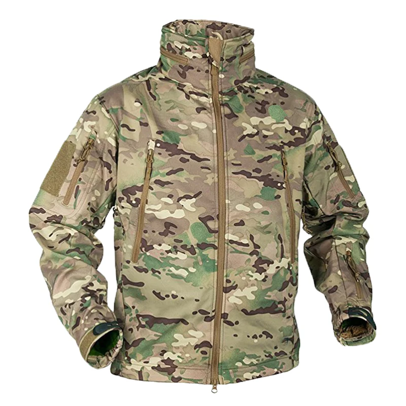 Winter Clothing Hiking - Męskie zimowe jesienne kurtki softshell polarowe