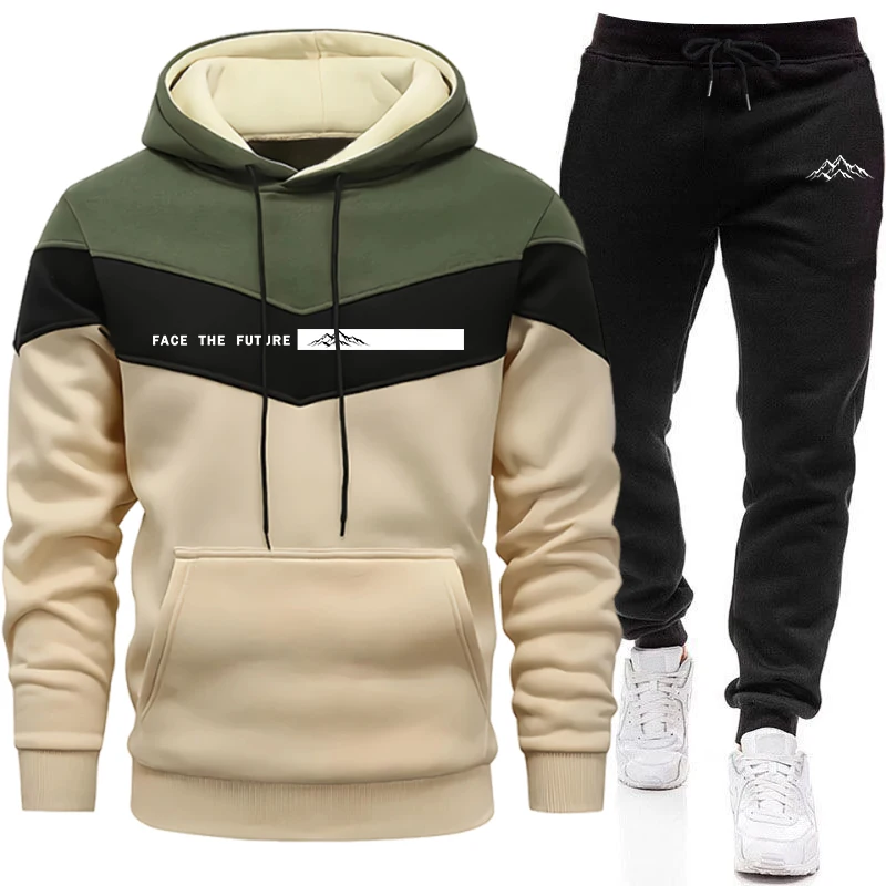 Winter Clothing Men - Dres męski, modny, casualowy, z kapturem,