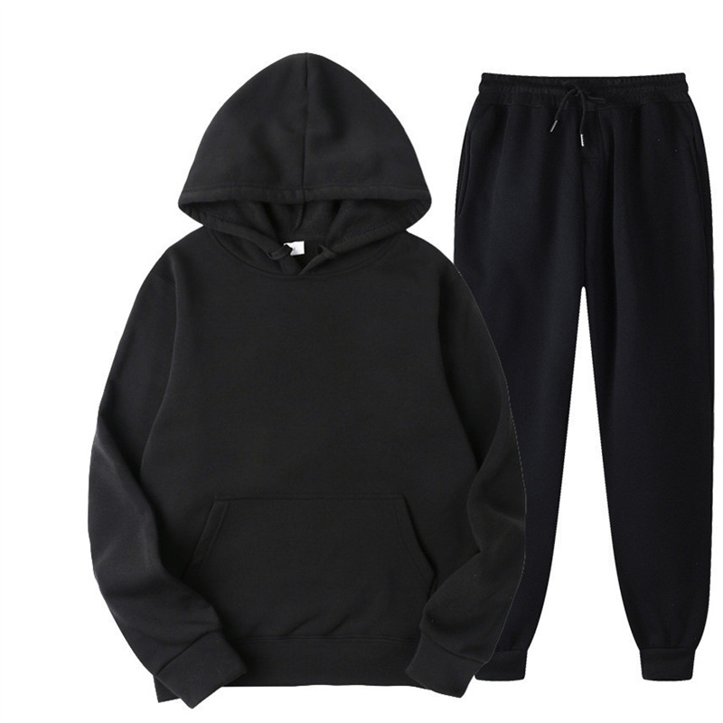 Winter Clothing Men - Męskie bluzy z kapturem 2-częściowy zestaw: