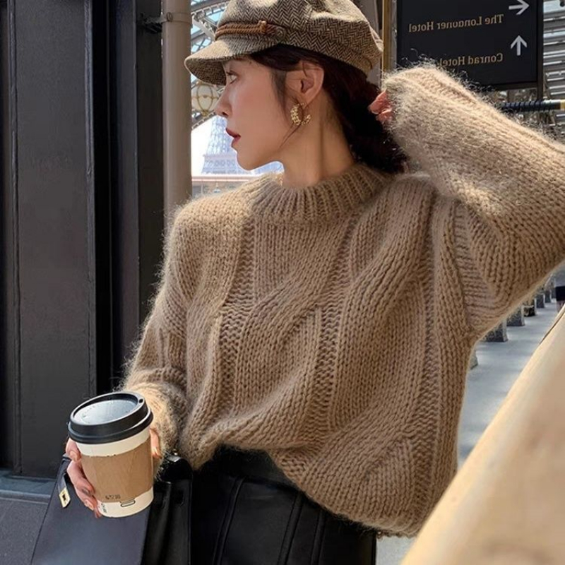 Jesienno-zimowy luźny styl sma – Winter Clothing Korean recenzja i cena