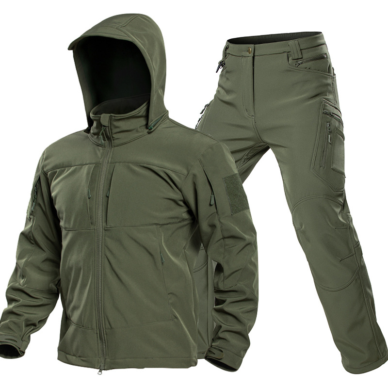 Męski taktyczny komplet softsh – Winter Clothing Hiking recenzja i cena
