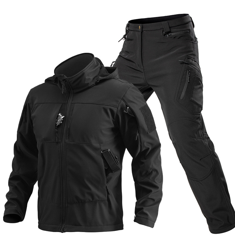 Męski taktyczny komplet softsh – Winter Clothing Hiking recenzja i cena