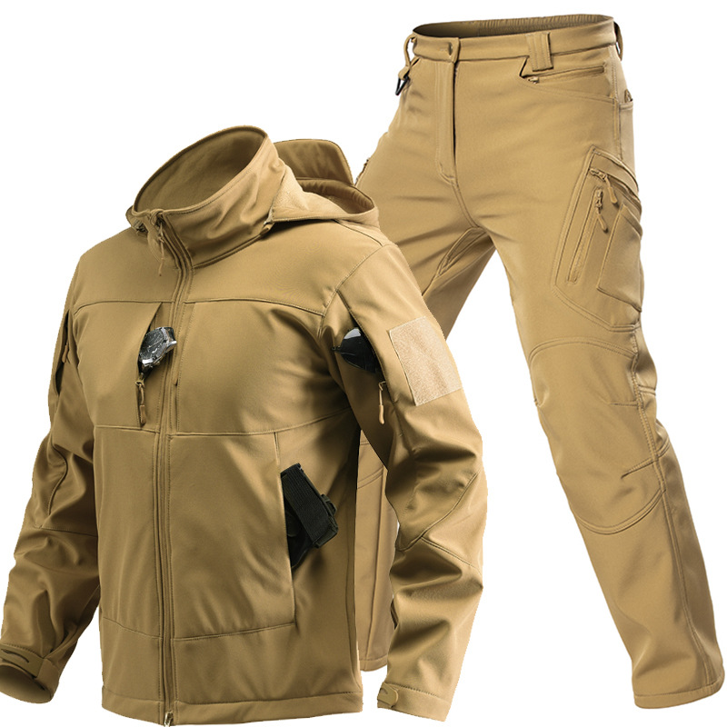 Męski taktyczny komplet softsh – Winter Clothing Hiking recenzja i cena