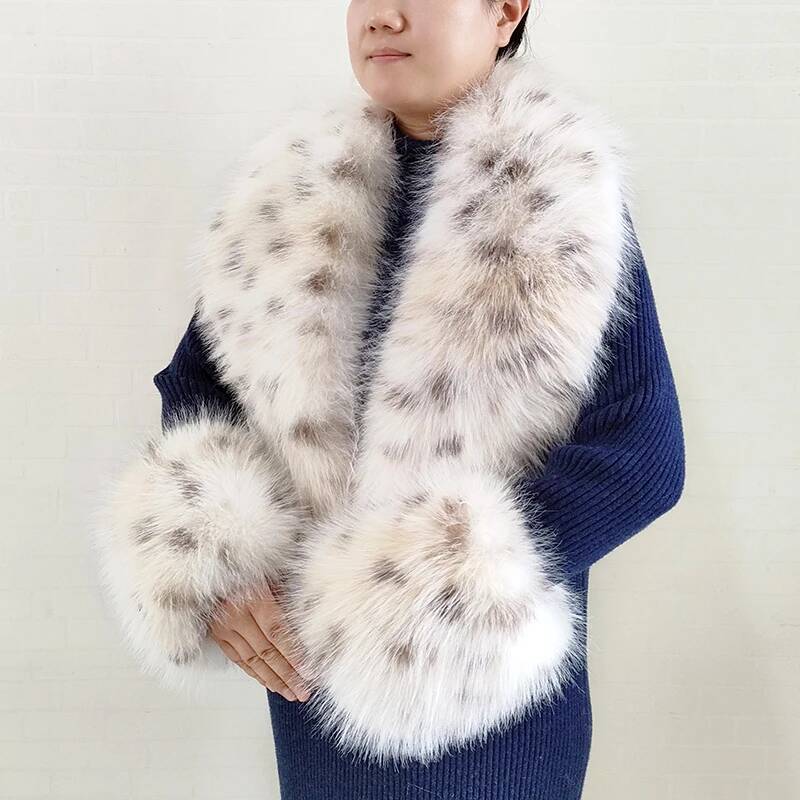 Duży szal damski z imitacji fu – Winter Clothing For Sale recenzja i cena