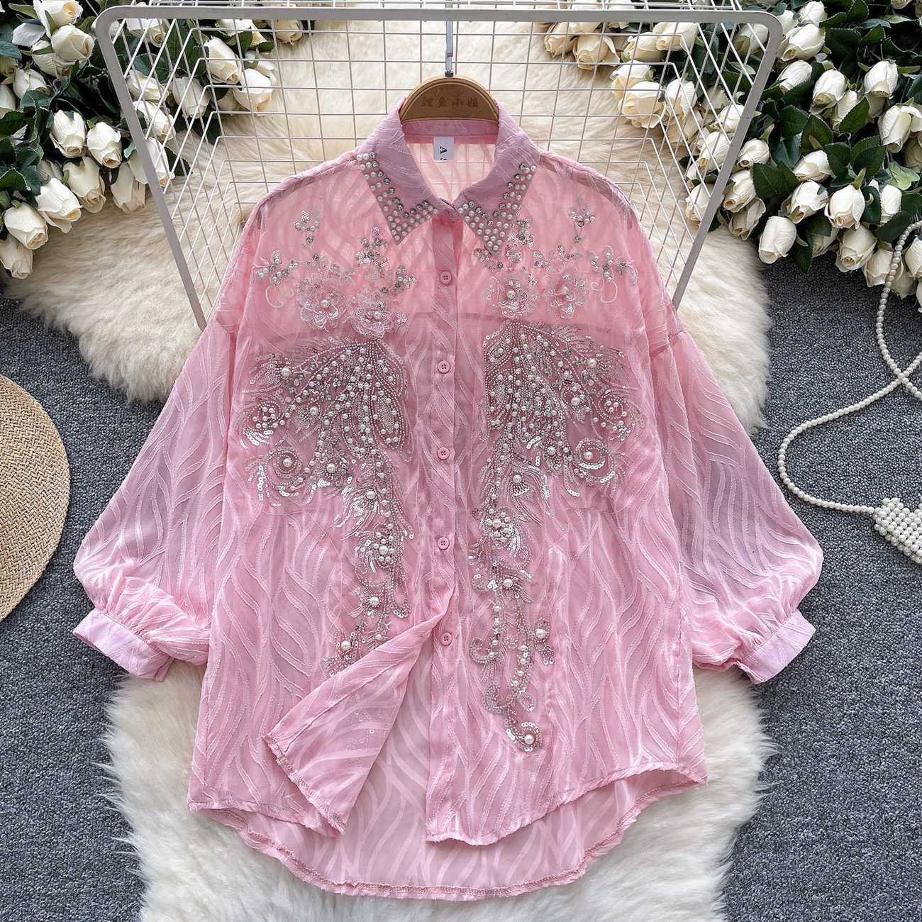 Damska błyszcząca koszula z gu – Winter Clothing Korean recenzja i cena