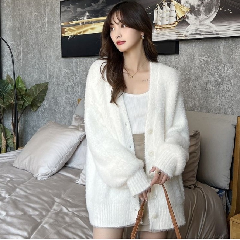 odzież zimowa kobiety kardigan – Winter Clothing Korean recenzja i cena