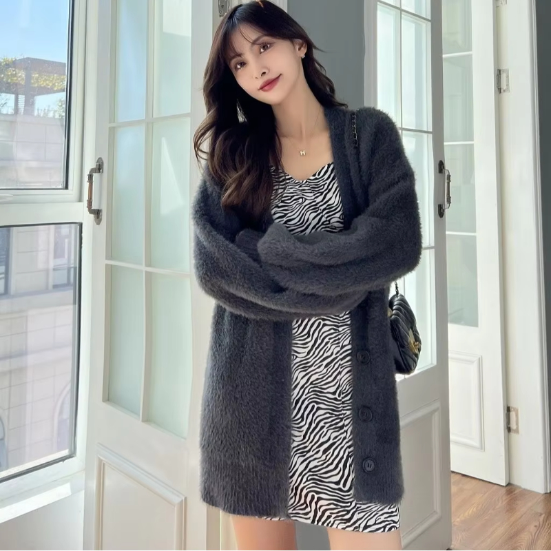 odzież zimowa kobiety kardigan – Winter Clothing Korean recenzja i cena