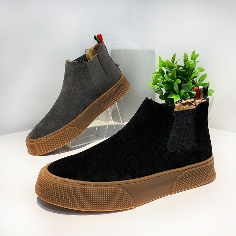 Nowe męskie botki Chelsea z wy – Winter Clothing Korea recenzja i cena