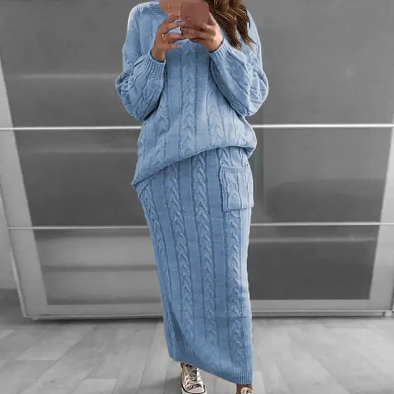Sweter damski Zestaw jesienno- – Winter Clothing Online recenzja i cena