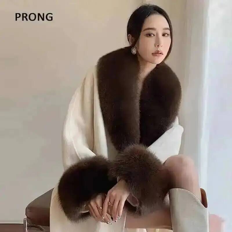 100% kołnierz z prawdziwego fu – Winter Clothing For Sale recenzja i cena