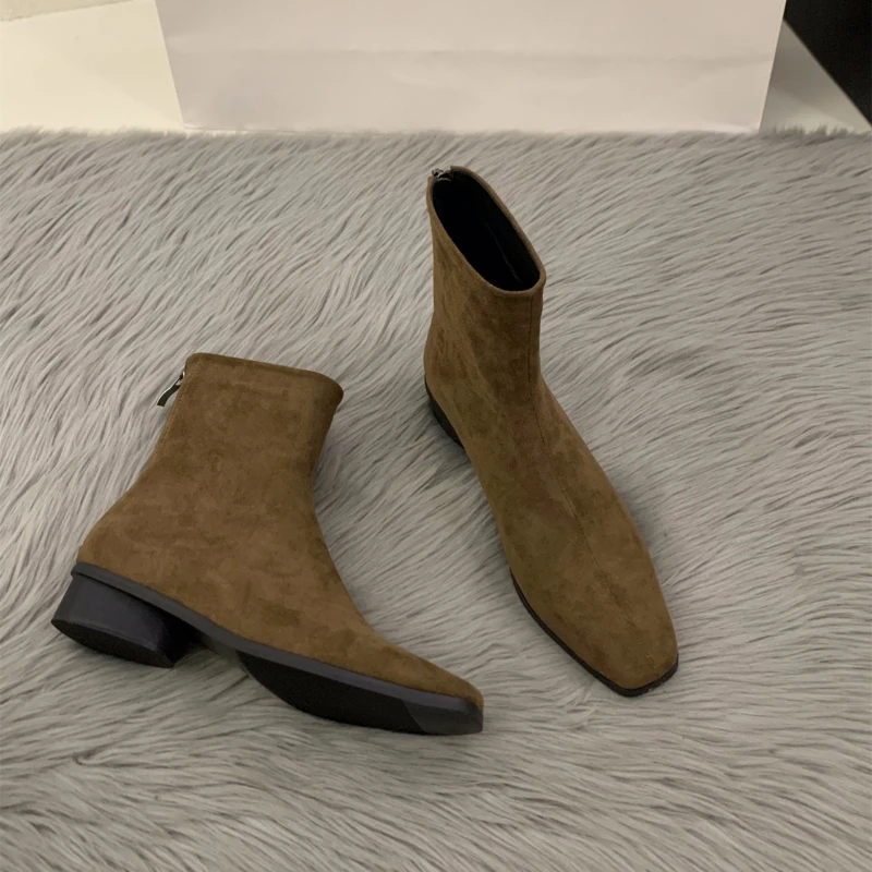 Botki damskie eleganckie, krót – Winter Clothing Korea recenzja i cena