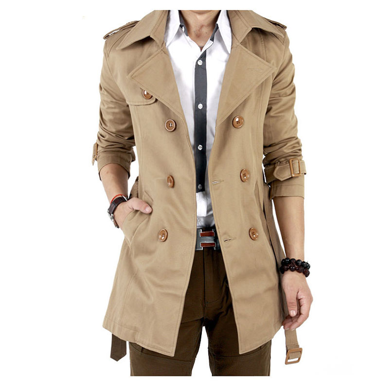Jesienny wiosenny trencz męski – Winter Clothing Europe recenzja i cena