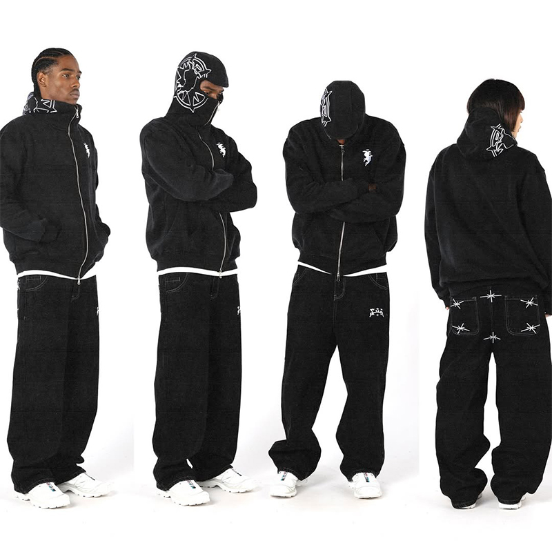 Haft graficzny Streetwear bluz – Winter Clothing Website recenzja i cena