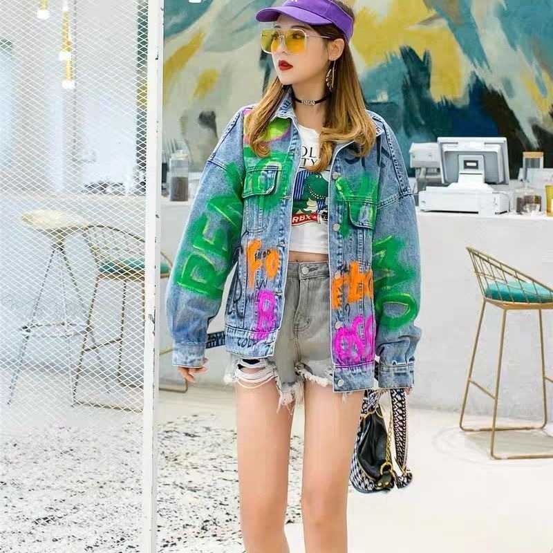 Damska Odzież Kurtka Jeansowa  – Winter Clothing Korean recenzja i cena
